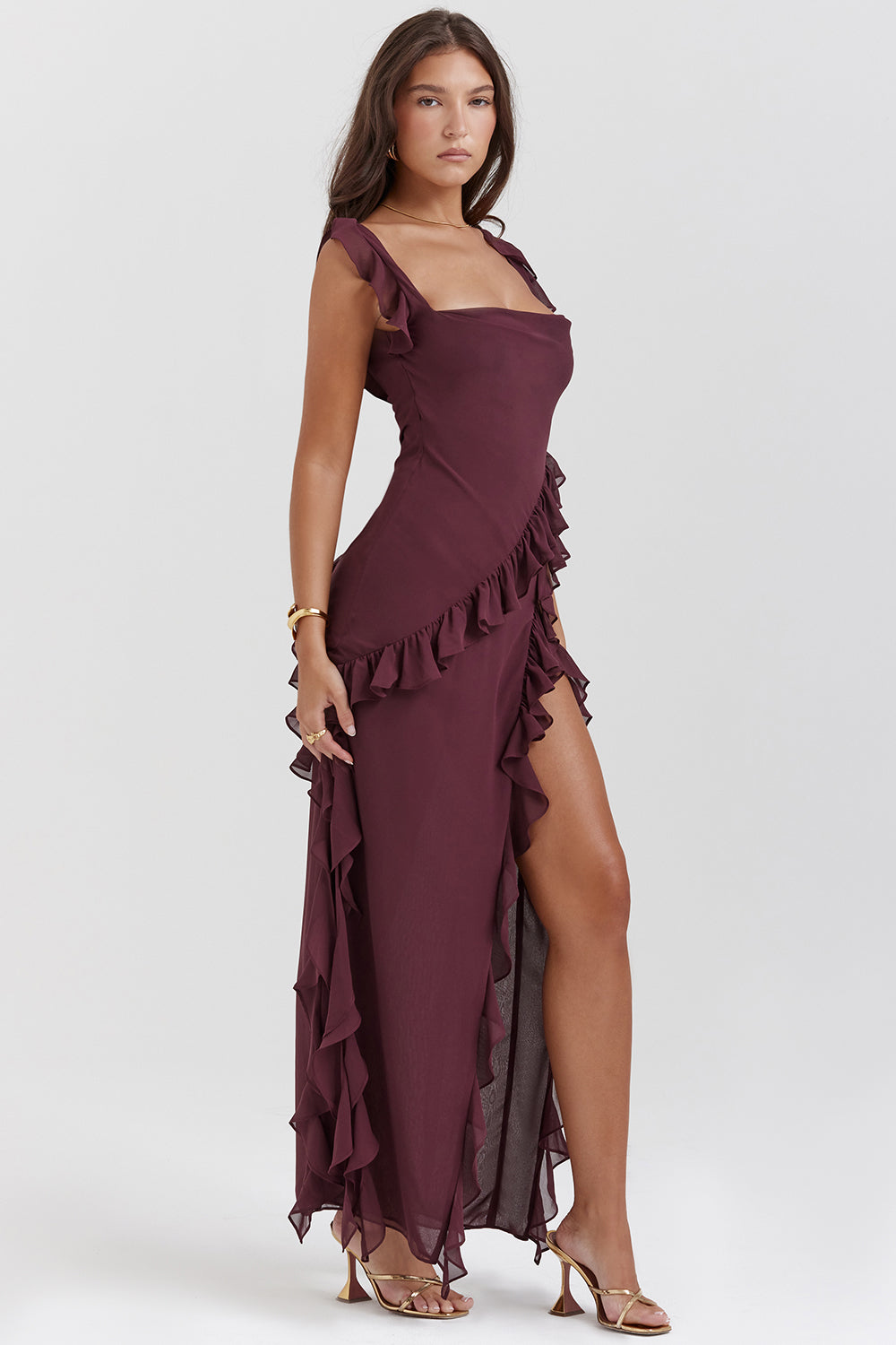 Tabitha | Robe à volants élégante - MODENZA