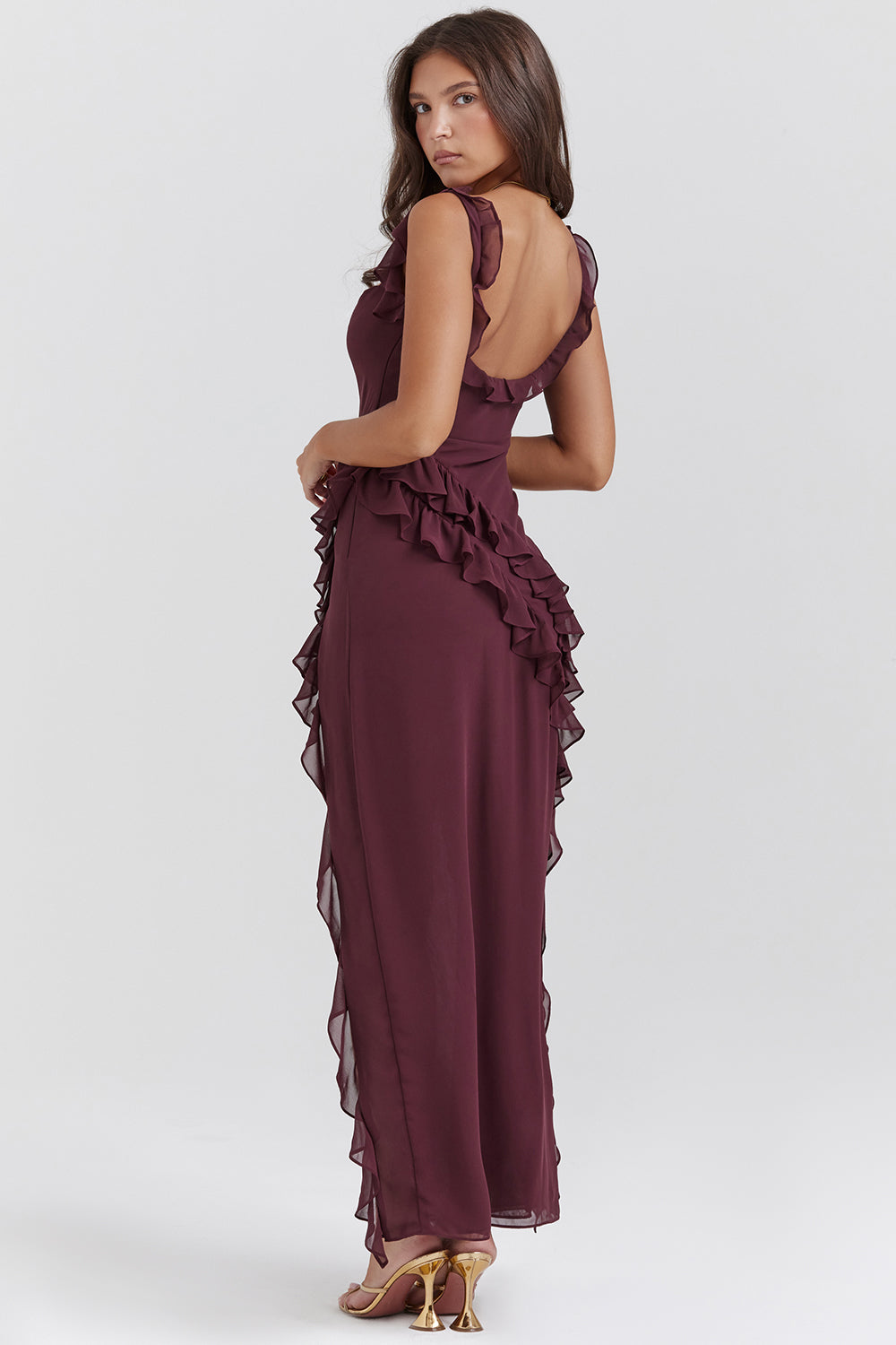 Tabitha | Robe à volants élégante - MODENZA