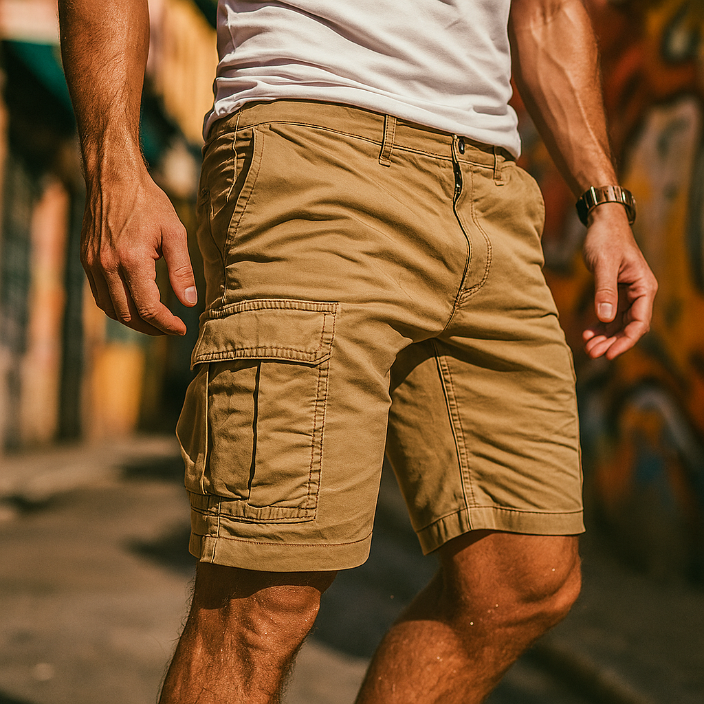 CargoTrail - Pantalones cargo de algodón