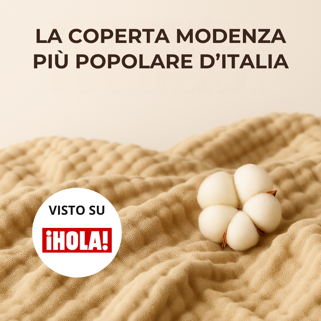 Coperta in Mussola MODENZA™ – Dormi profondamente, svegliati rinnovato