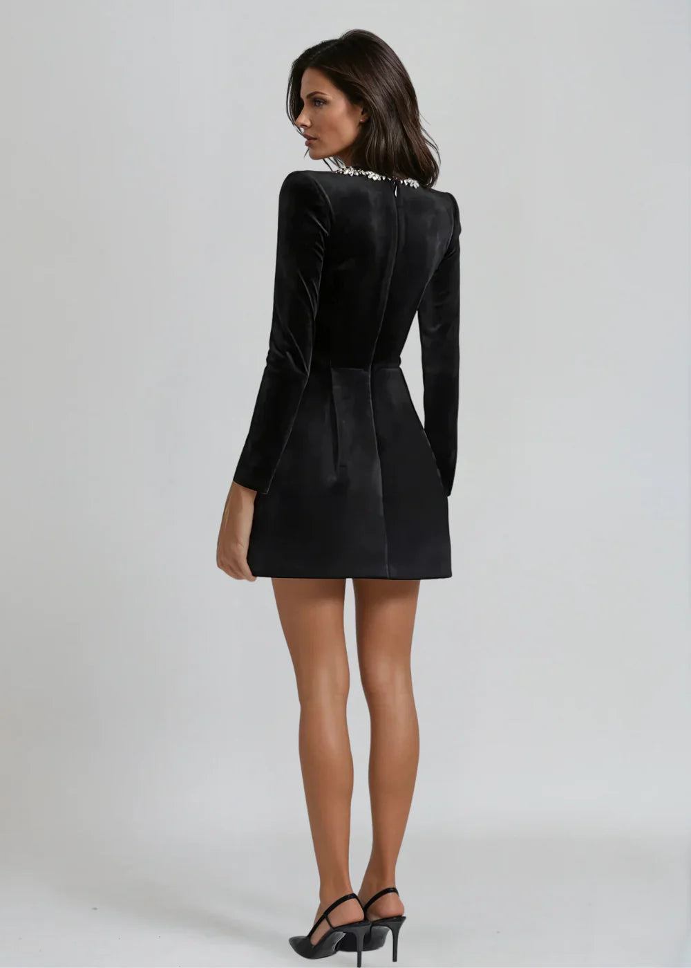 Mini-robe en velours Vera