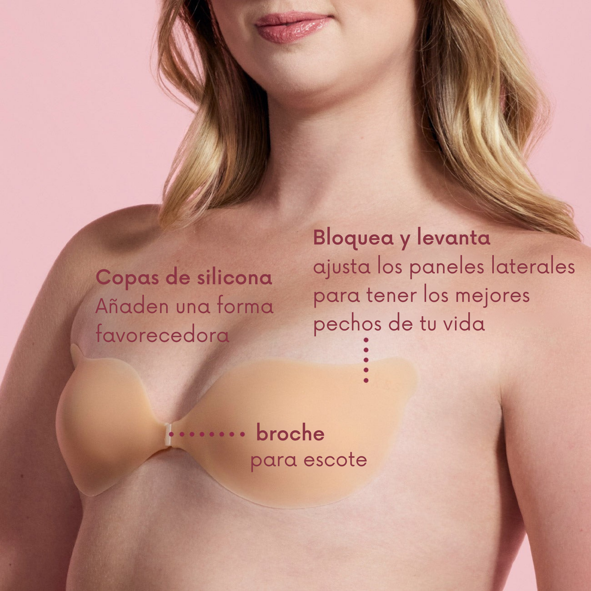 sujetador Invisible Push Up - MODENZA