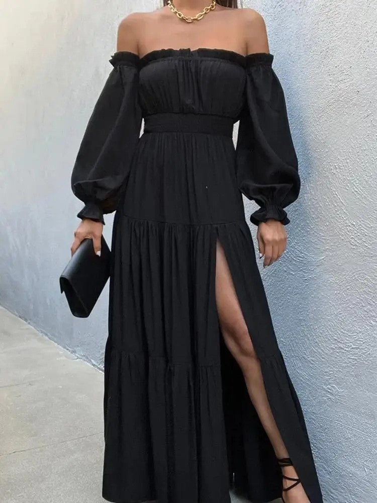 ROBE à épaules dénudées