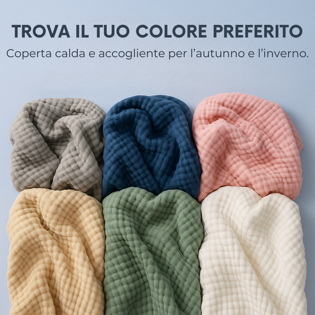 Coperta in Mussola MODENZA™ – Dormi profondamente, svegliati rinnovato