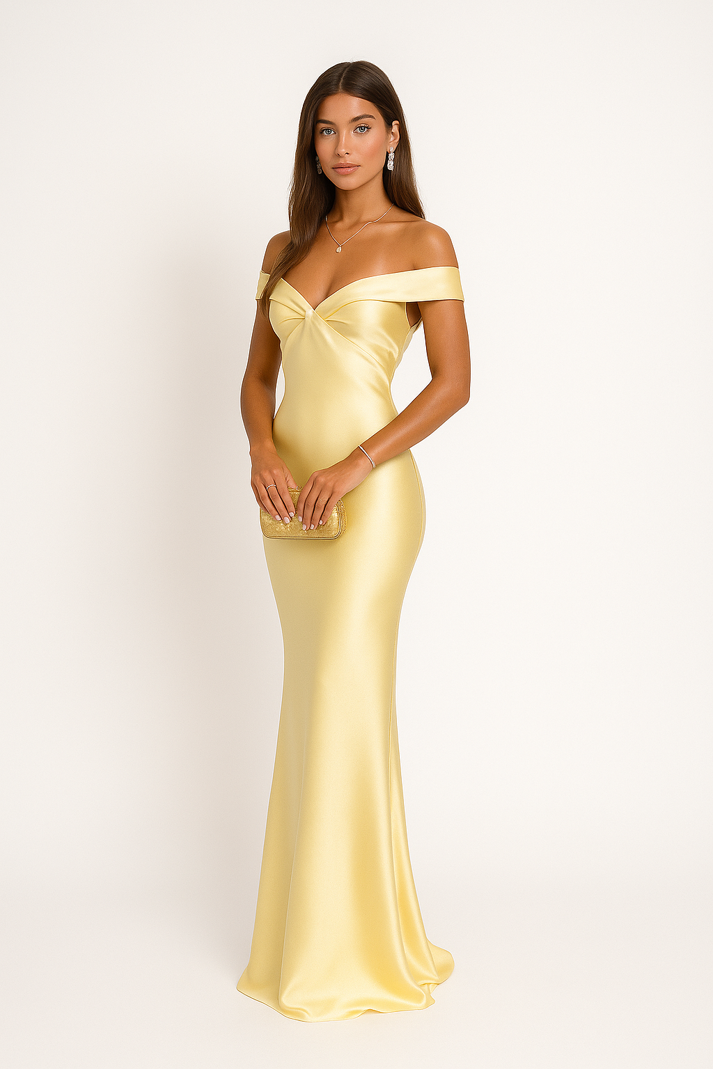 Emory | Satin Backless Maxi Dress