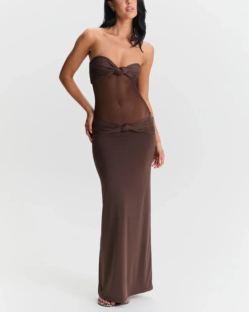 Zola | Detachable Straps Maxi Dress