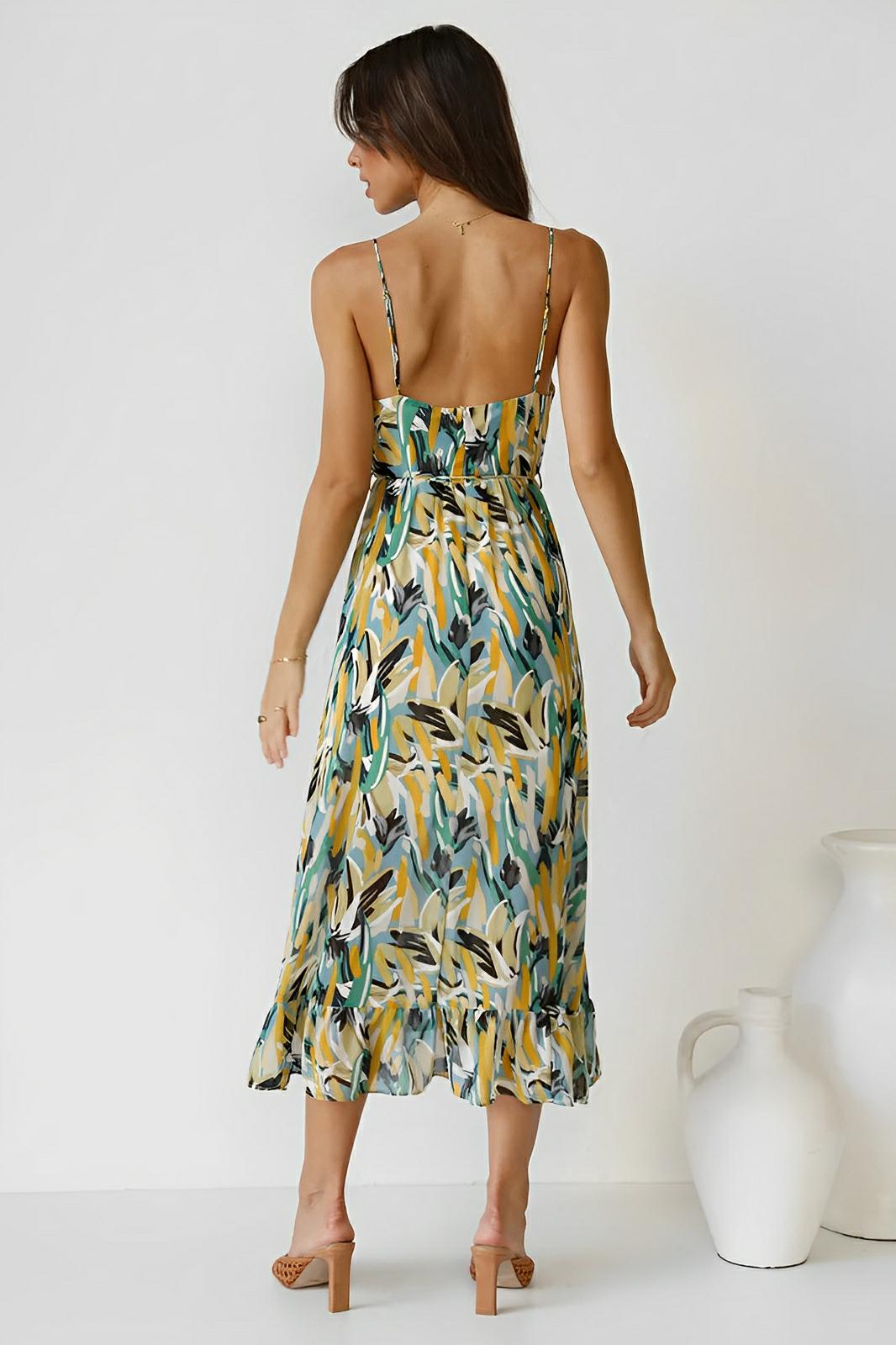Nerina | Robe longue Painted Breeze