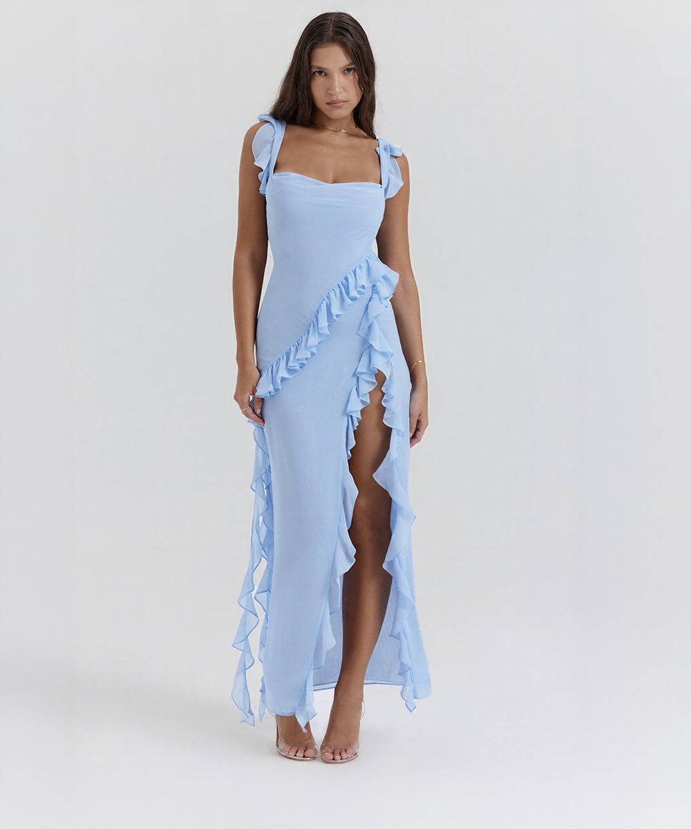 Tabitha | Robe à volants élégante - MODENZA
