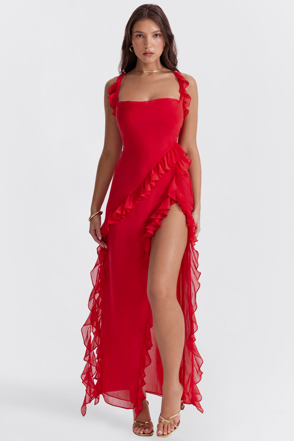 Tabitha | Robe à volants élégante - MODENZA